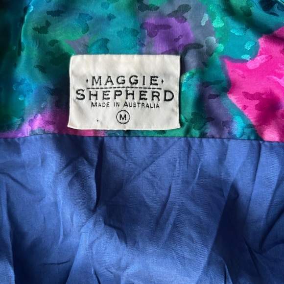 Vintage 90's golden Girls skirt Set - Pink, Green, Blue abstract florals - LG - Picture 10 of 10